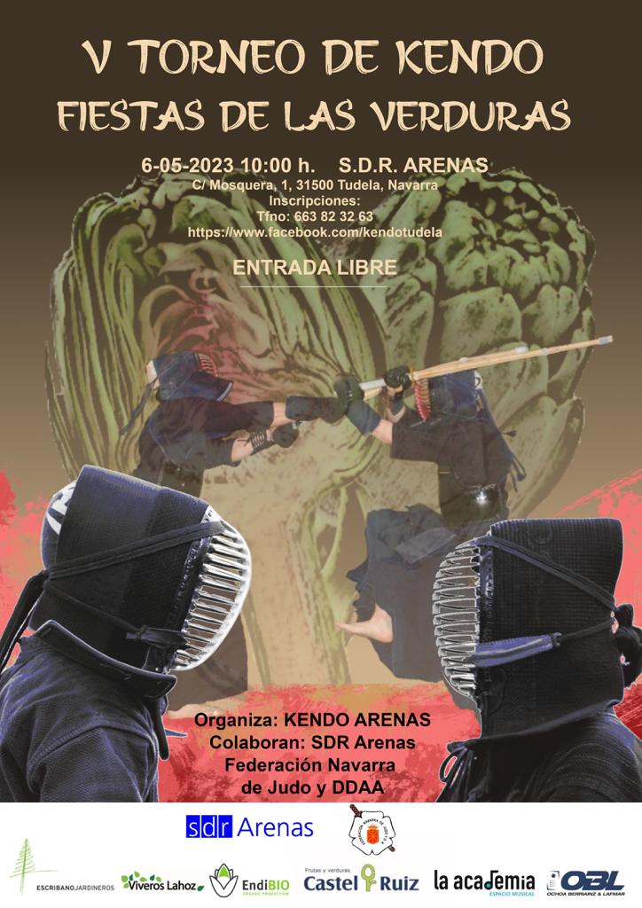 V Torneo de Kendo - Fiestas de la verdura. Tudela 06-05-23. RESULTADOS.